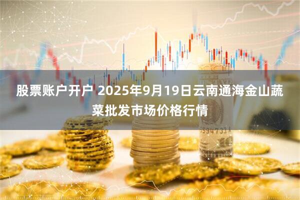 股票账户开户 2025年9月19日云南通海金山蔬菜批发市场价格行情