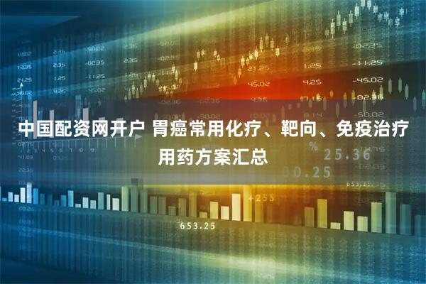 中国配资网开户 胃癌常用化疗、靶向、免疫治疗用药方案汇总